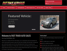 Tablet Screenshot of fasttrackautosales.com